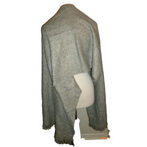 Pretty Persuasions Woman's Soft Scarf Wrap in Grey Gray Large Acrylic‎